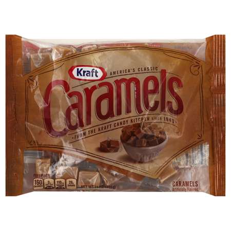 Kraft Kraft Vanilla Bag Candy Caramel 11 oz., PK12 10070346000092